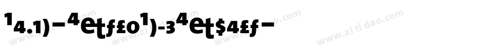Bembo-ExtraBoldExpert字体转换