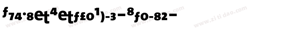 TheMixExtraBold-Italic字体转换