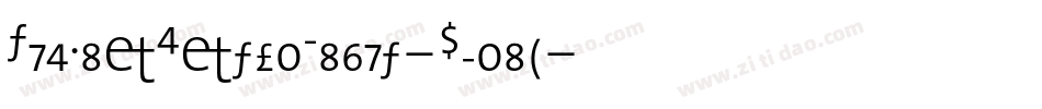 TheMixExtraLight-Plain字体转换