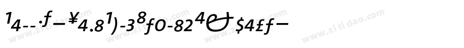 BellMT-SemiBoldItalicExpert字体转换