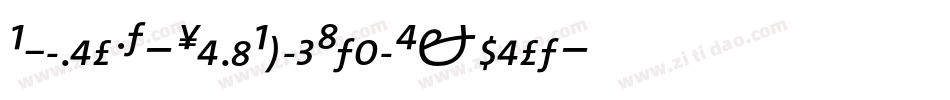 BulmerMT-SemiBoldItalExpert字体转换