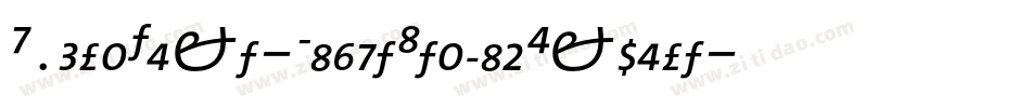 HydraText-LightItalicExpert字体转换