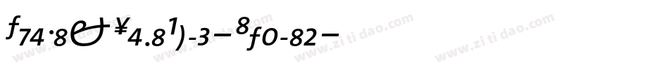 TheMixSemiBold-Italic字体转换