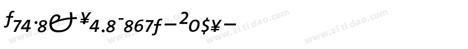 TheMixSemiLight-Caps字体转换