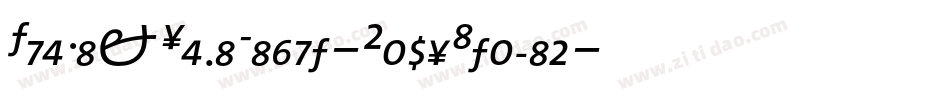 TheMixSemiLight-CapsItalic字体转换