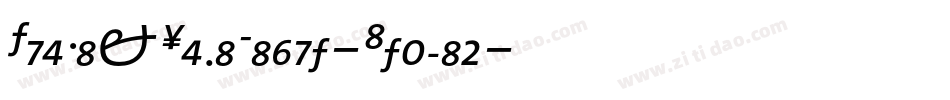 TheMixSemiLight-Italic字体转换