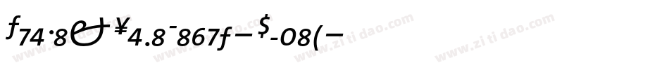 TheMixSemiLight-Plain字体转换