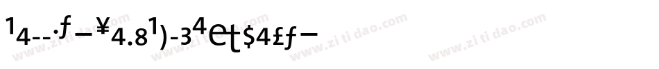 BellMT-SemiBoldExpert字体转换