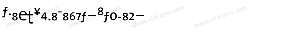 TMixSemiLight-Italic字体转换