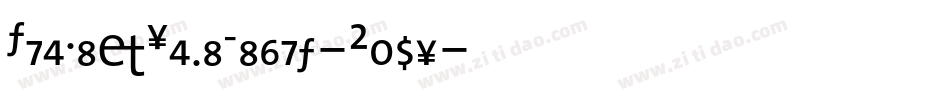TheMixSemiLight-Caps字体转换