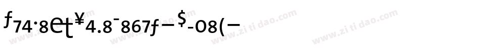 TheMixSemiLight-Plain字体转换