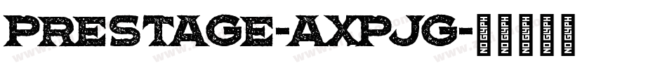 Prestage-axpjg字体转换