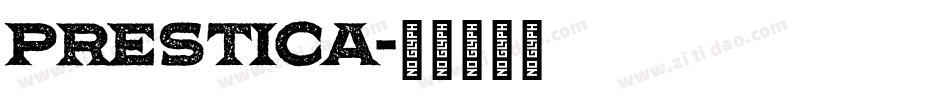 Prestica字体转换