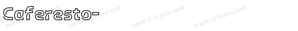 Caferesto字体转换