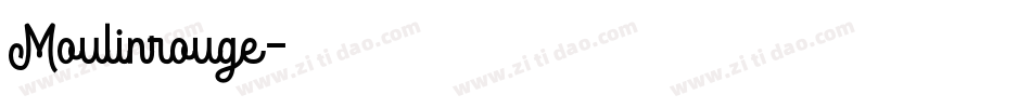 Moulinrouge字体转换