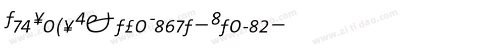 TheSansExtraLight-Italic字体转换