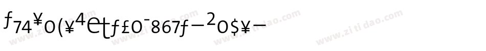 TheSansExtraLight-Caps字体转换