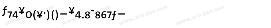 TheSansMono-SemiLight字体转换