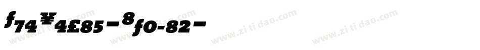 TheSerif-Italic字体转换