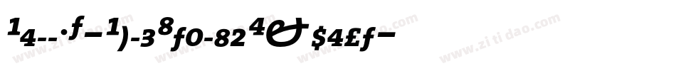 BellMT-BoldItalicExpert字体转换