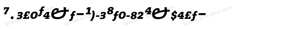 HydraText-BoldItalicExpert字体转换