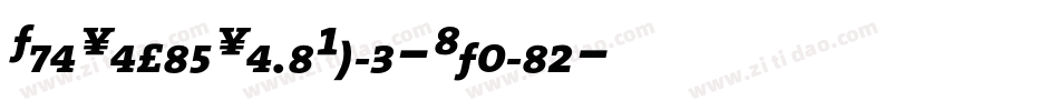 TheSerifSemiBold-Italic字体转换