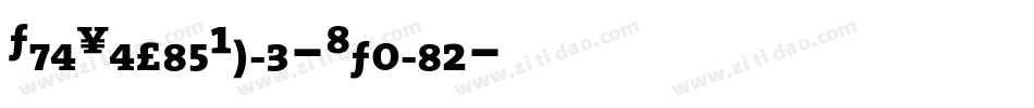 TheSerifBold-Italic字体转换