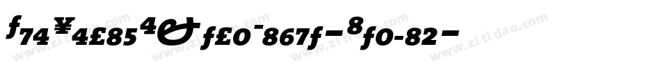 TheSerifExtraLight-Italic字体转换