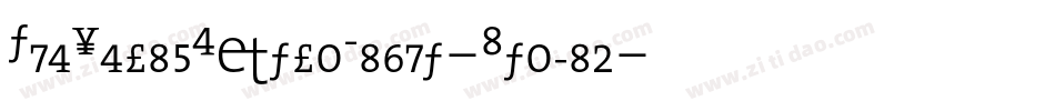 TheSerifExtraLight-Italic字体转换