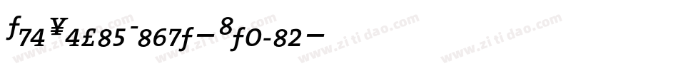 TheSerifLight-Italic字体转换