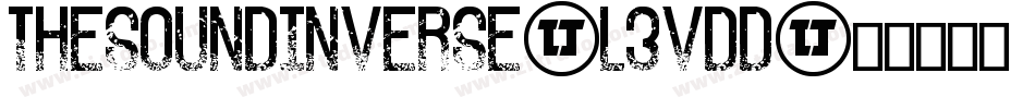 TheSoundInverse-L3VDD字体转换