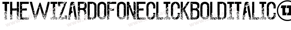 TheWizardOfOneClickBoldItalic-mL1lj字体转换