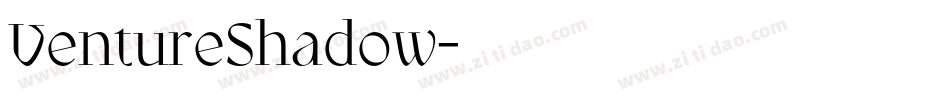 VentureShadow字体转换