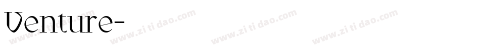 Venture字体转换
