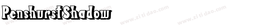 Penshurst_Shadow字体转换