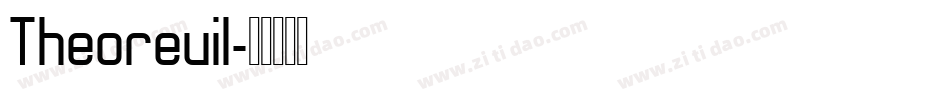 Theorevil字体转换