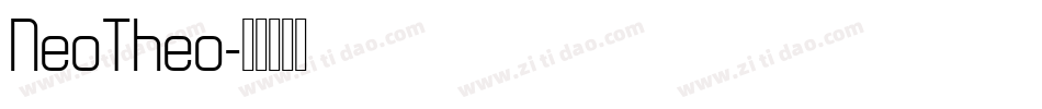 NeoTheo字体转换