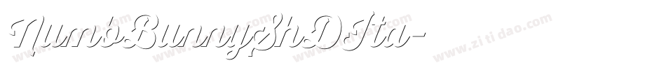 NumbBunnyShDIta字体转换