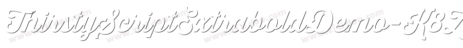 ThirstyScriptExtraboldDemo-K8ZX字体转换 ThirstyScriptExtraboldDemo-K8ZX字体转换