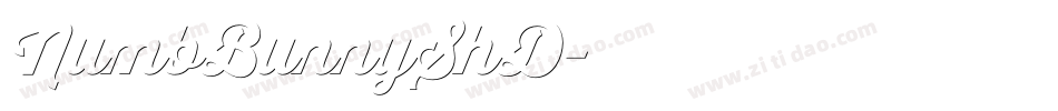 NumbBunnyShD字体转换