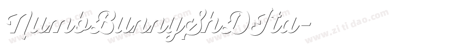 NumbBunnyShDIta字体转换