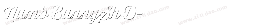 NumbBunnyShD字体转换