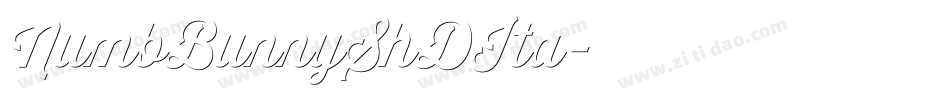 NumbBunnyShDIta字体转换