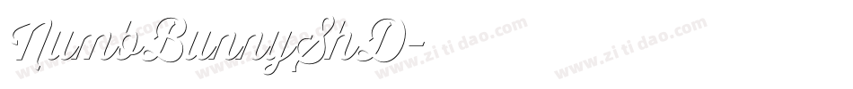 NumbBunnyShD字体转换
