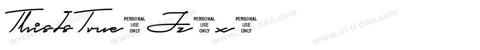 ThisIsTrue-Jz2x字体转换