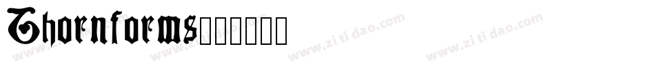 Thornforms字体转换
