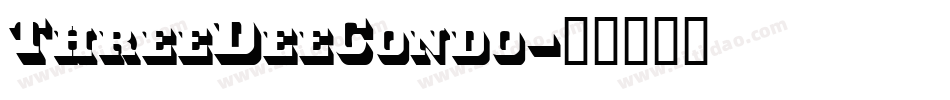 ThreeDeeCondo字体转换