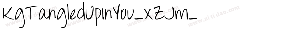 KgTangledUpInYou-xZJm字体转换