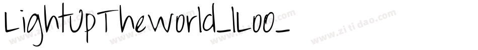 LightUpTheWorld-lLo0字体转换