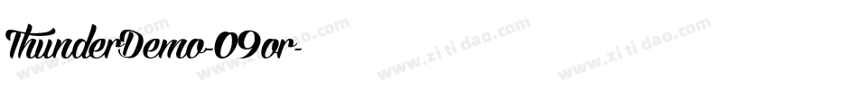 ThunderDemo-09or字体转换